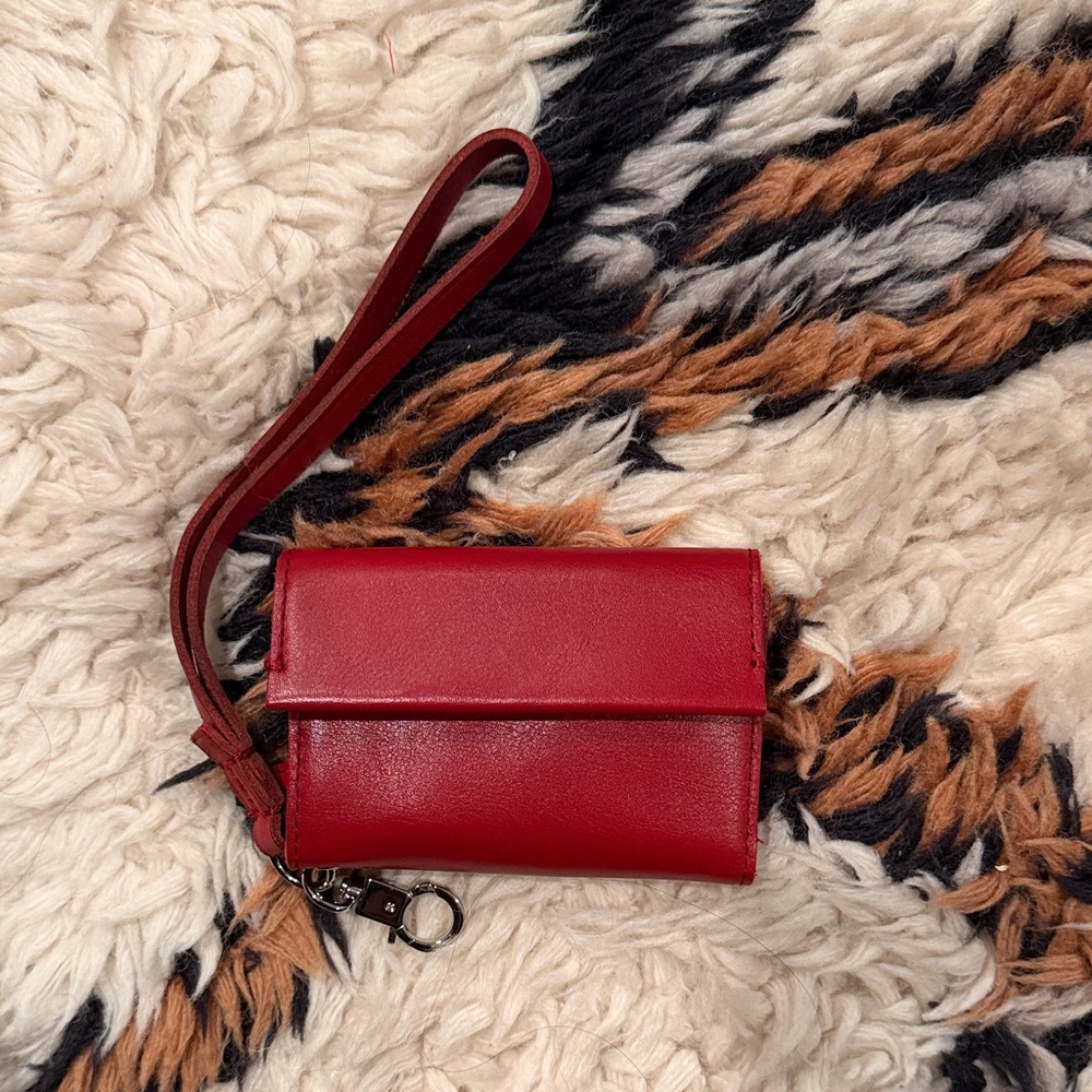 Madewell Red Wristlet Wallet